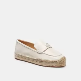 Oferta de Alpargatas Camilla Piel Blanco Mujer por $3213 en Coach