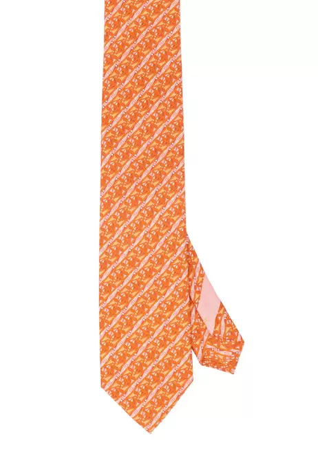 Oferta de Corbata Cerámica Prehispánica DiagonalNaranja por $1427 en Pineda Covalin
