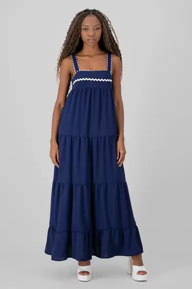 Oferta de Vestido maxi detalles ondas hypsters por $199 en Shasa