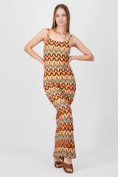 Oferta de Vestido maxi tejido por $199 en Shasa