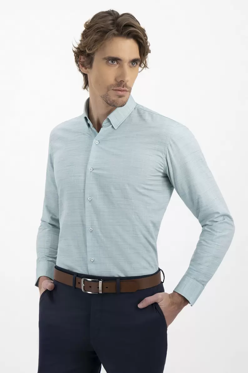 Oferta de Camisa formal bamboo fiber slim fit lmental por $495.38 en Men's Fashion