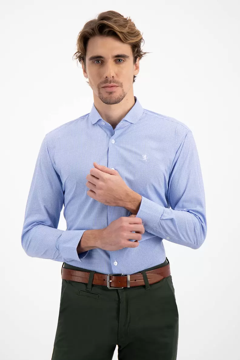 Oferta de Camisa casual tencel easy dry contemporary fit lamberti por $699 en Men's Fashion