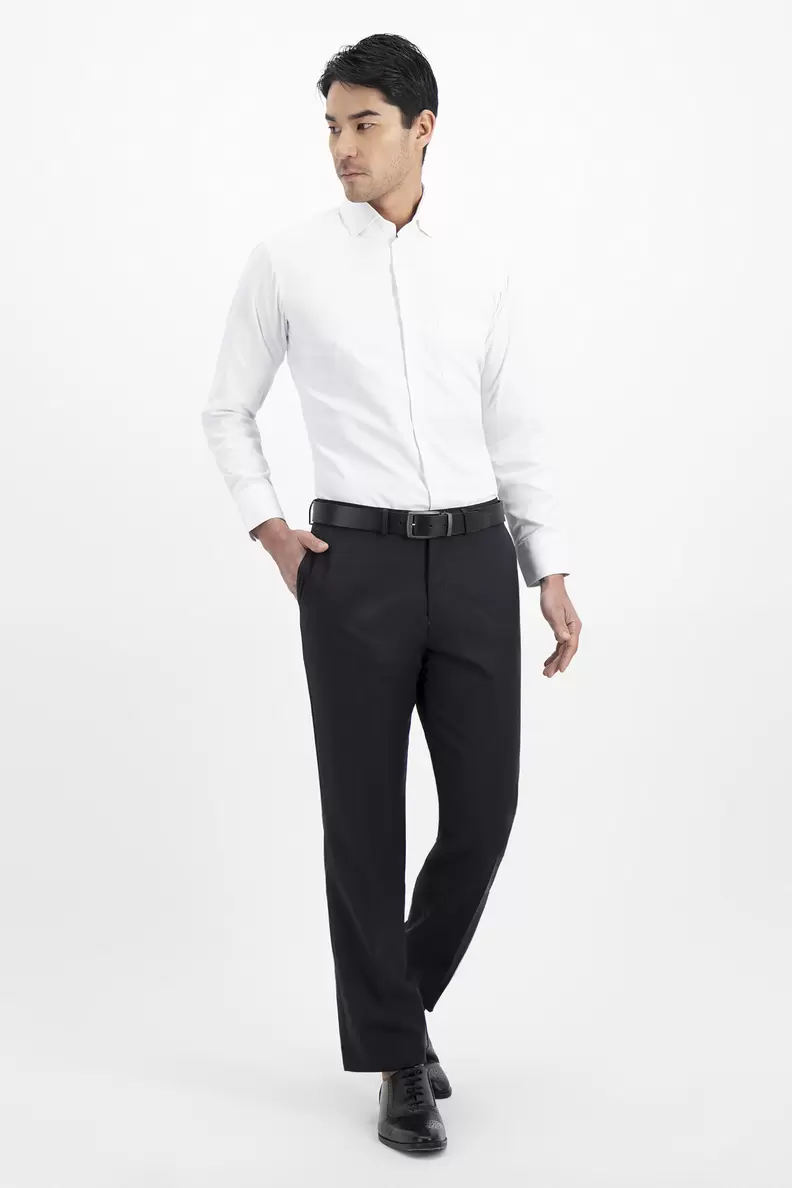 Oferta de Pantalón formal fresco di lana modern fit lamberti por $599.5 en Men's Fashion