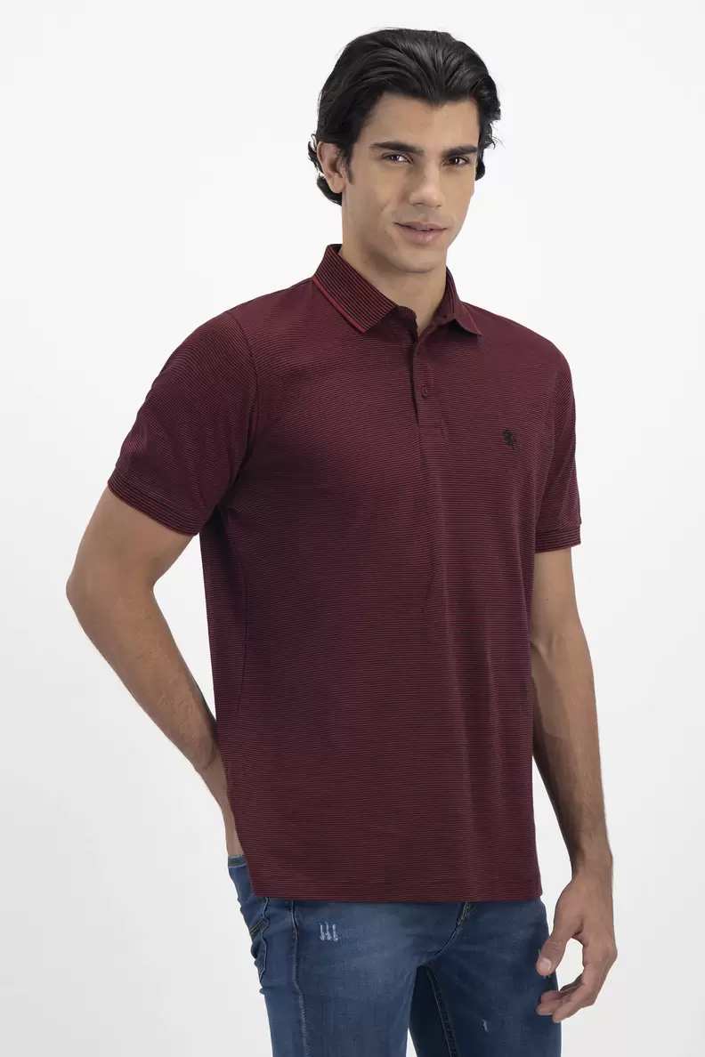 Oferta de Playera tipo polo premium cotton contemporary fit lamberti por $349.5 en Men's Fashion