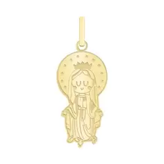 Oferta de MEDALLA DISTROLLER VIRGENCITA HALO ORO 14K por $2825 en Cristal Joyas