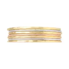 Oferta de BRAZALETE SEMANARIO ORO FLORENTINO 14K por $58810 en Cristal Joyas