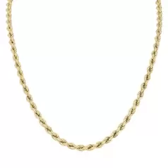 Oferta de CADENA TORZAL ORO 14K 60 CM ANCHO 5.5MM por $47690 en Cristal Joyas