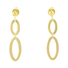 Oferta de ARETES OVAL ORO 14K por $9603.75 en Cristal Joyas