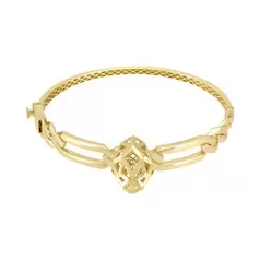 Oferta de BRAZALETE PANTERA ENCAJE ORO 14K por $41380.5 en Cristal Joyas
