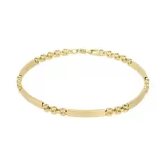 Oferta de PULSERA GRECAS ORO 14K 21 CM por $16667 en Cristal Joyas