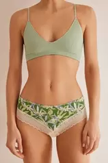 Oferta de Braga ancha brasileña encaje florar por $79 en Women'Secret