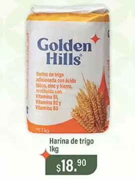 Oferta de Golden Hills - Harina De Trigo por $18.9 en La Comer