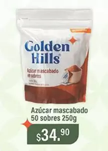 Oferta de Golden Hills - Azúcar Mascabado por $34.9 en La Comer