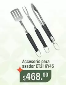 Oferta de Golden Hills - Accesorio Para Asador ET21 KY45 por $468 en La Comer