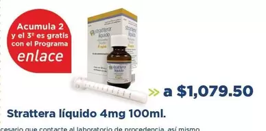 Oferta de Strattera Líquido por $1079.5 en Farmacia San Pablo