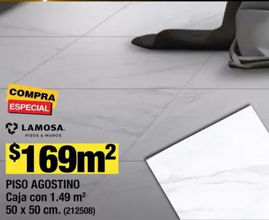 Oferta de Lamosa - Piso Agostino en The Home Depot