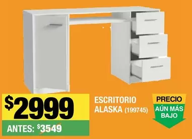 Oferta de Escritorio Alaska por $2999 en The Home Depot