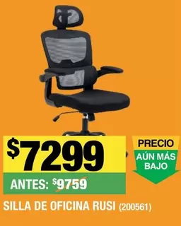 Oferta de Silla De Oficina Rusi por $7299 en The Home Depot