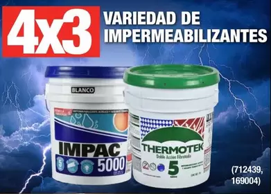 Oferta de Thermotek - Variedad De Impermeabilizantes en The Home Depot