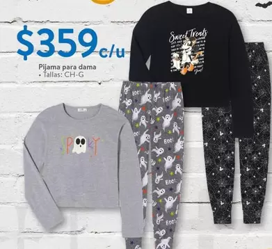 Oferta de Pijama Para Dama por $359 en Walmart