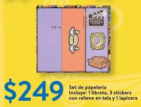 Oferta de Set De Papelería por $249 en Walmart