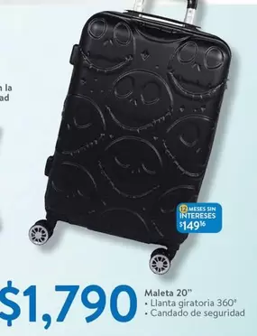 Oferta de Candado - Maleta 20" por $1790 en Walmart