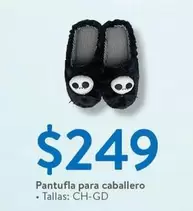 Oferta de Pantufla Para Caballero por $249 en Walmart