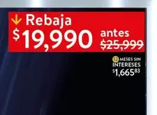 Oferta de Rebaja por $19990 en Walmart