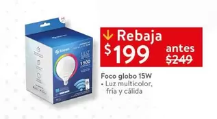 Oferta de Steren - Foco Globo 15w por $199 en Walmart