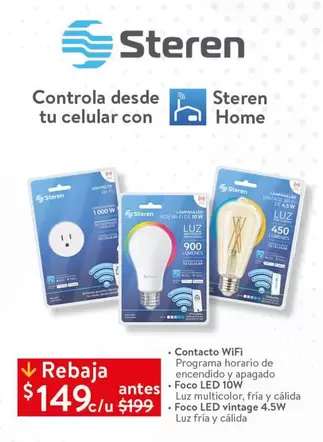 Oferta de Steren - Controla Desde Tu Celular Con Home por $149 en Walmart