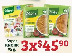 Oferta de Knorr - Sopas por $45.9 en Soriana Híper