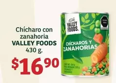 Oferta de Valley Foods - Chicharo Con Zanahoria por $16.9 en Soriana Híper