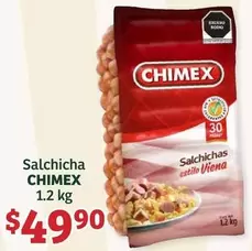 Oferta de Chimex - Salchicha por $49.9 en Soriana Híper