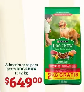 Oferta de Dog Chow - Alimento Seco Para Perro por $649 en Soriana Híper