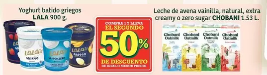 Oferta de Natural - Lala - Yoghurt batido griegos en Soriana Híper