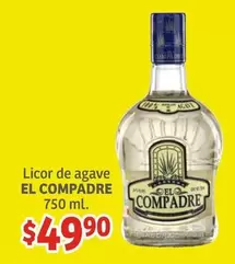 Oferta de El Compadre - Licor De Agave por $49.9 en Soriana Híper