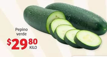 Oferta de Pepino Verde por $29.8 en Soriana Híper