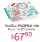 Oferta de Balance - Pacifica - Toallitas Skin por $67.9 en Soriana Súper