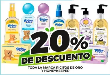 Oferta de Toda La Marca Ricitos De Oro Y Honeykeper en Merco