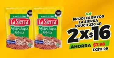 Oferta de La Sierra - Frijoles Bayos por $11.99 en Merco