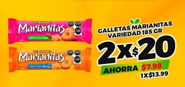 Oferta de Marianitas - Galletas Variedad por $13.99 en Merco