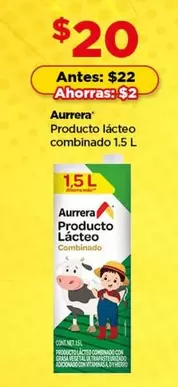 Oferta de Aurrera - Producto Lácteo Combinado por $20 en Bodega Aurrera