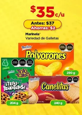 Oferta de Marinela -  - por $35 en Bodega Aurrera