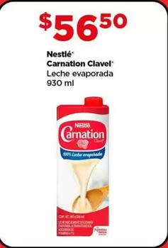 Oferta de Nestlé - Carnation Clavel por $56.5 en Bodega Aurrera