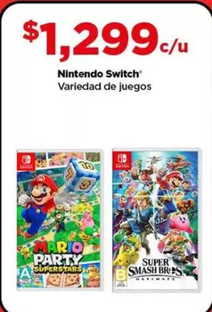 Oferta de Nintendo -  Switch por $1299 en Bodega Aurrera