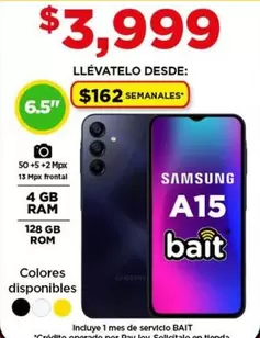 Oferta de GB - Samsung por $3999 en Bodega Aurrera