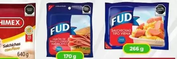 Oferta de Fud - Finex - Salchichas en Bodega Aurrera