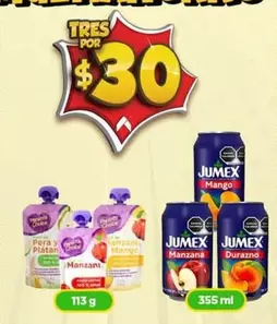 Oferta de Jumex - Manzana por $30 en Bodega Aurrera