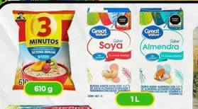 Oferta de Great Value - chocolat - Minitos Soya en Bodega Aurrera