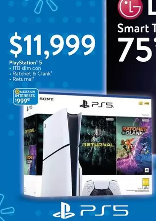 Oferta de Smart - Sony - Playstation 5 por $11999 en Walmart